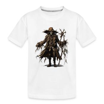 Épouvantail / Ouvrier de la moisson / Champ de maïs / Champ - T-shirt bio Premium Enfant - blanc - Devant