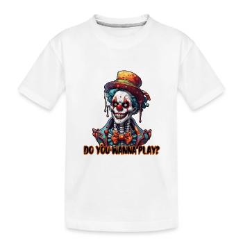 Clown / Circus / Carnival / Carnival / Playful - Kids' Premium Organic T-Shirt - white - Front