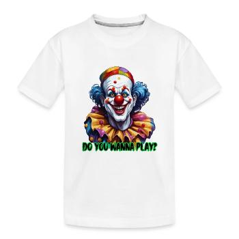 Clown / Circus / Carnival / Carnival / Playful - Kids' Premium Organic T-Shirt - white - Front