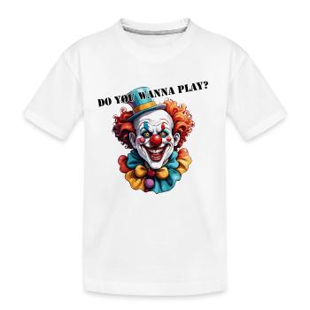Clown / Circus / Carnival / Carnival / Playful - Kids' Premium Organic T-Shirt - white - Front