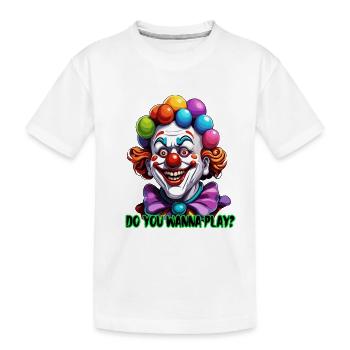 Clown / Circus / Carnival / Carnival / Playful - Kids' Premium Organic T-Shirt - white - Front