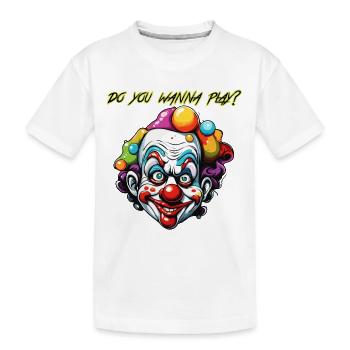 Clown / Circus / Carnival / Carnival / Playful - Kids' Premium Organic T-Shirt - white - Front