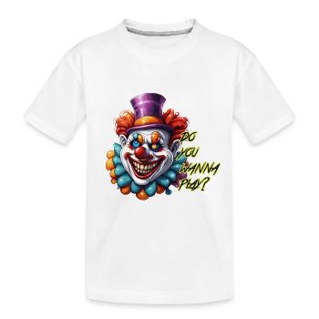Clown / Circus / Carnival / Carnival / Playful - Kids' Premium Organic T-Shirt - white - Front