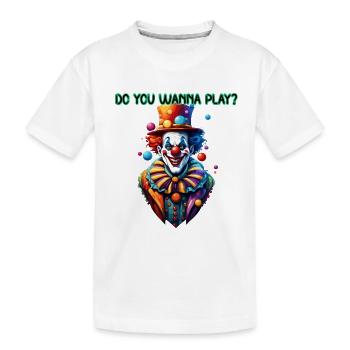 Clown / Circus / Carnival / Carnival / Playful - Kids' Premium Organic T-Shirt - white - Front