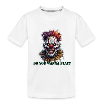 Clown / Circus / Carnival / Carnival / Playful - Kids' Premium Organic T-Shirt - white - Front