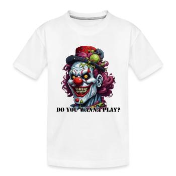 Clown / Circus / Carnival / Carnival / Playful - Kids' Premium Organic T-Shirt - white - Front