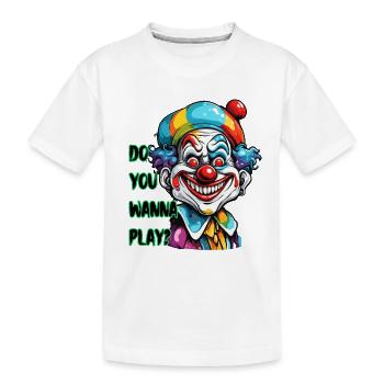 Clown / Circus / Carnival / Carnival / Playful - Kids' Premium Organic T-Shirt - white - Front