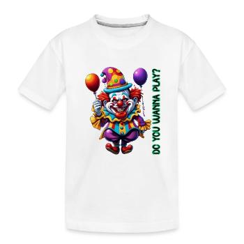 Clown / Circus / Carnival / Carnival / Playful - Kids' Premium Organic T-Shirt - white - Front