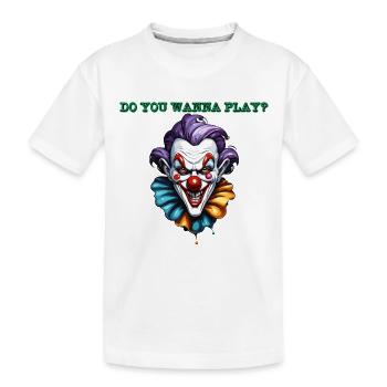 Clown / Circus / Carnival / Carnival / Playful - Kids' Premium Organic T-Shirt - white - Front