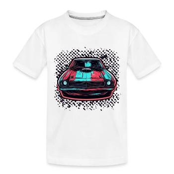Car / Vehicle / Passenger Car / Mobile / Old Timer / Driving - Kids' Premium Organic T-Shirt - white - Front