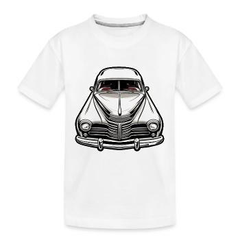 Car / Vehicle / Passenger Car / Mobile / Old Timer / Driving - Kids' Premium Organic T-Shirt - white - Front
