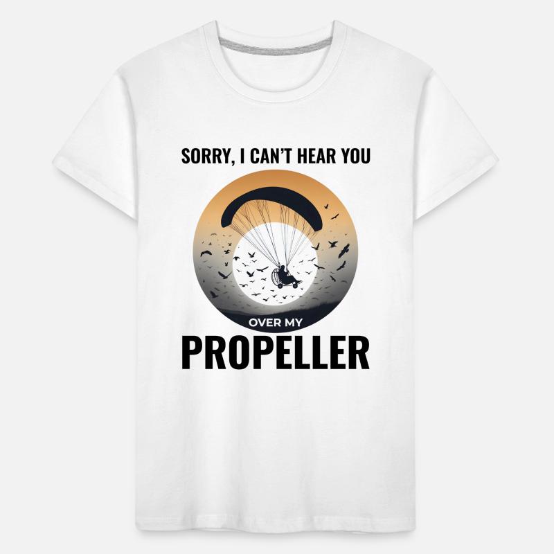 Paramotor Pilot Paramotoring Powered Paraglider Kids' Premium Organic T-Shirt