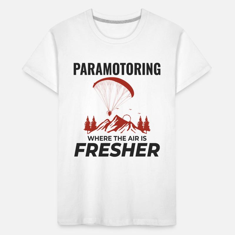 Paramotor Pilot Paramotoring Powered Paraglider Kids' Premium Organic T-Shirt