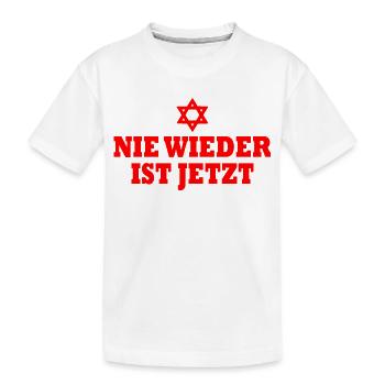 Plus jamais, c’est maintenant - T-shirt bio Premium Enfant - blanc - Devant