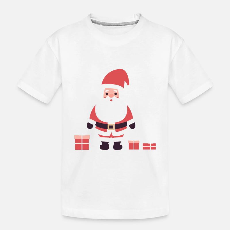 Weihnachtsmann - Kinder Premium Bio T-Shirt - Weiß