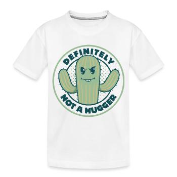 Certainement pas un câlin - T-shirt bio Premium Enfant - blanc - Devant