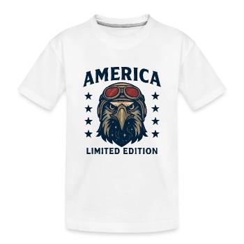 Eagle Pilot America Limited Edition - T-shirt bio Premium Enfant - blanc - Devant