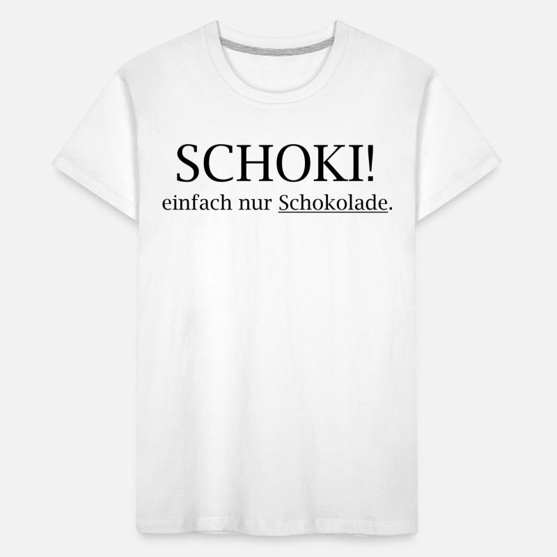 CHOCOLAT ! Juste du chocolat T-shirt bio Premium Enfant