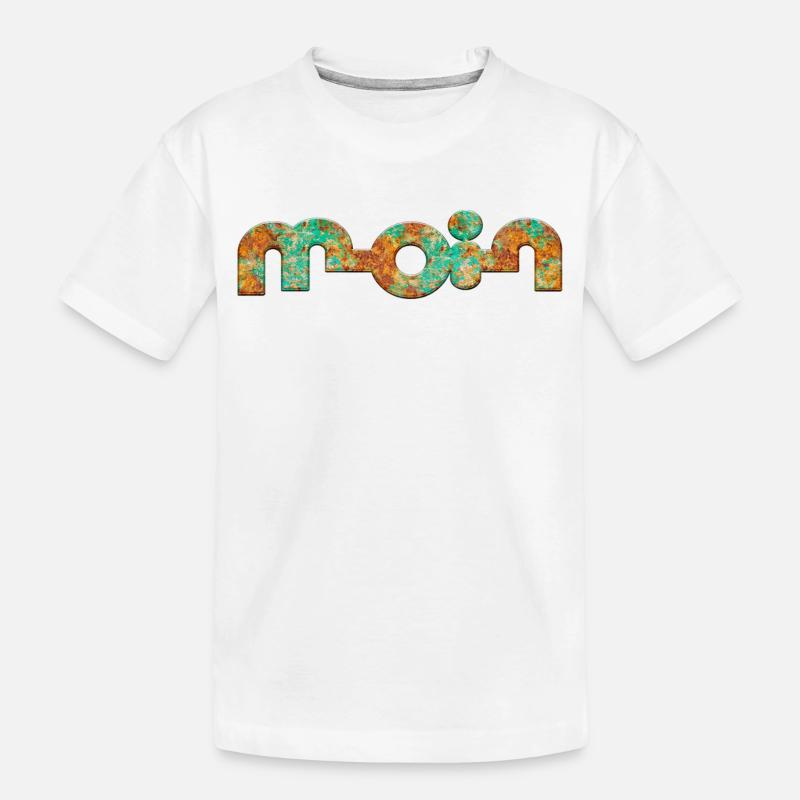 Moin - Kinder Premium Bio T-Shirt - Weiß