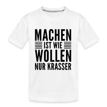 Funny Sayings - Faire comme Just Wanna Crass - T-shirt bio Premium Enfant - blanc - Devant
