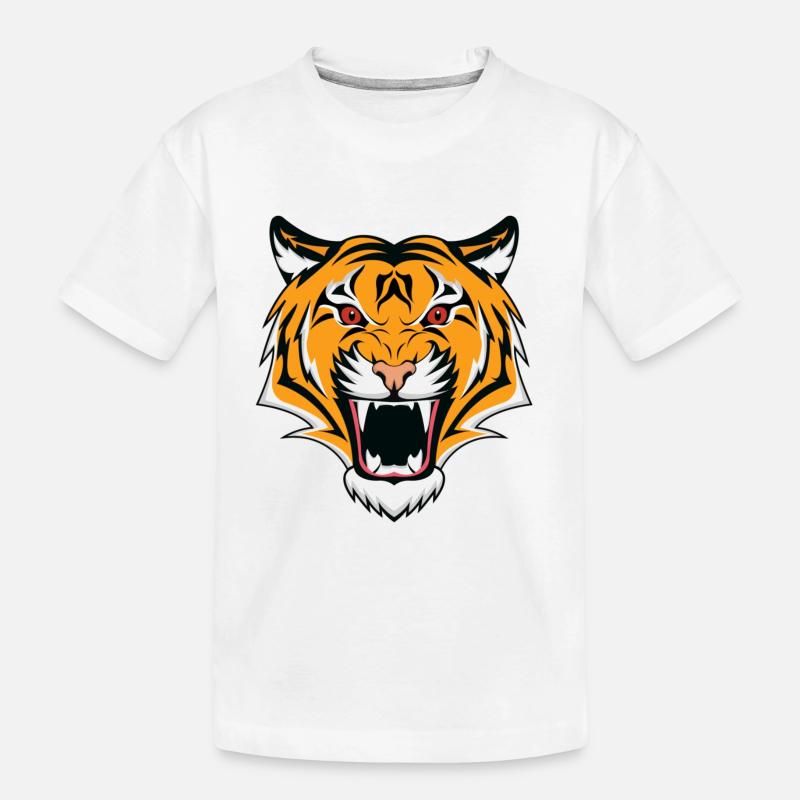 Tiger Merch - T-shirt bio Premium Enfant - blanc