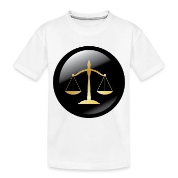 Lawyer Lawyer Judge Judge Law Justi - Kids' Premium Organic T-Shirt - white - Front