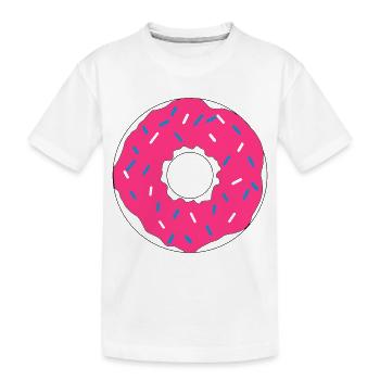 rose Donut - T-shirt bio Premium Enfant - blanc - Devant