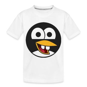 manchot - T-shirt bio Premium Enfant - blanc - Devant