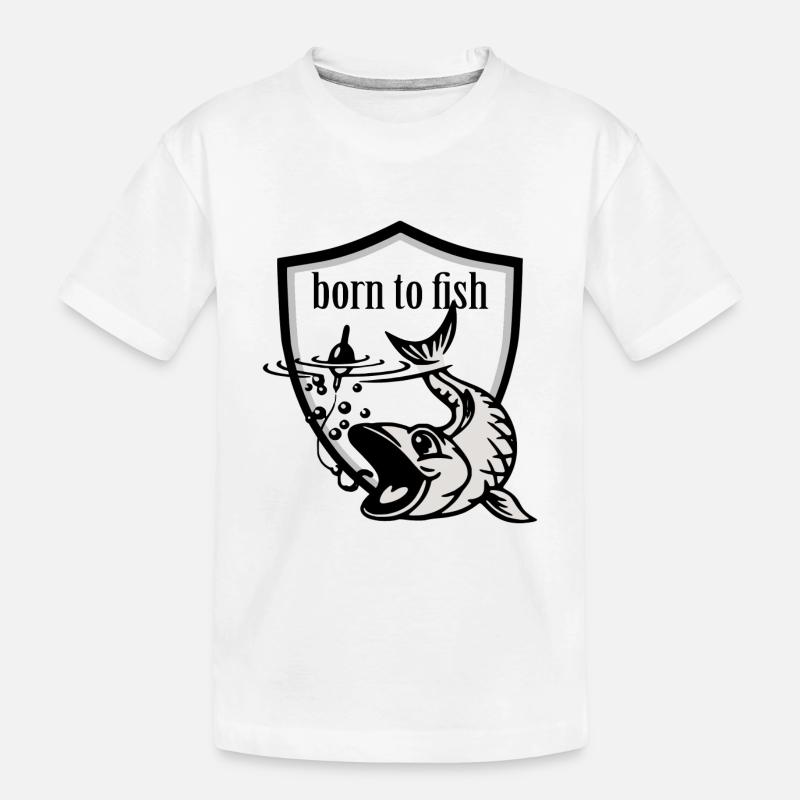 angler - Kinder Premium Bio T-Shirt - Weiß