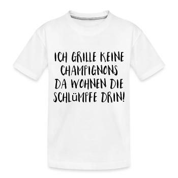 Coole Sprüche - Kinder Premium Bio T-Shirt - Weiß - Vorne