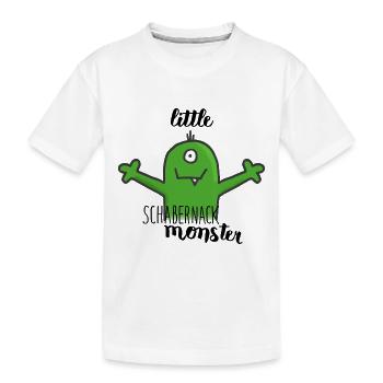 Little Monsters HORST - Kinder Premium Bio T-Shirt - Weiß - Vorne