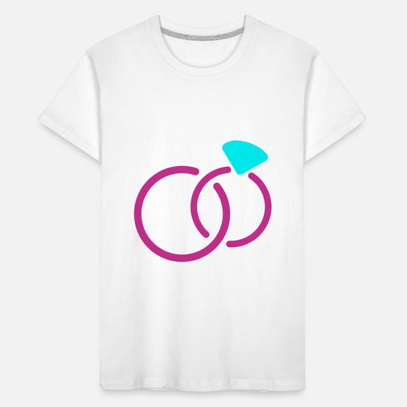 Getting Married Hen Party Wedding Ring Couples JGA Kids' Premium Organic T-Shirt