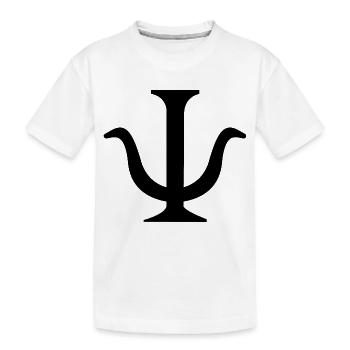 Psychologie psychologue signe symbole - T-shirt bio Premium Enfant - blanc - Devant
