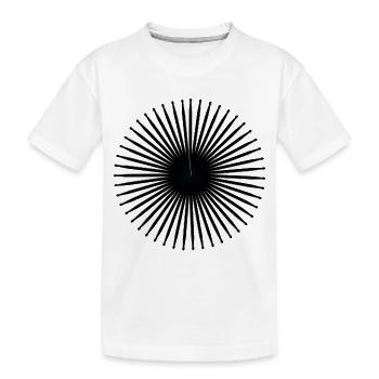 Batteur drumstick - T-shirt bio Premium Enfant - blanc - Devant
