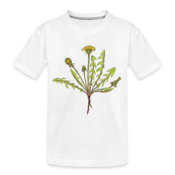 Dandelion - Kids' Premium Organic T-Shirt - white - Front