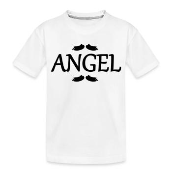 Angel Wings - Kinder Premium Bio T-Shirt - Weiß - Vorne