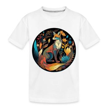 Magie de la nature de Mandala - T-shirt bio Premium Enfant - blanc - Devant