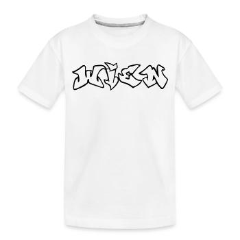 Wien - Kinder Premium Bio T-Shirt - Weiß - Vorne