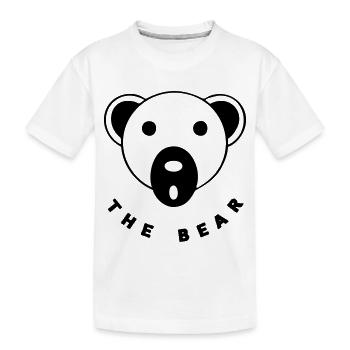 The bear - T-shirt bio Premium Enfant - blanc - Devant