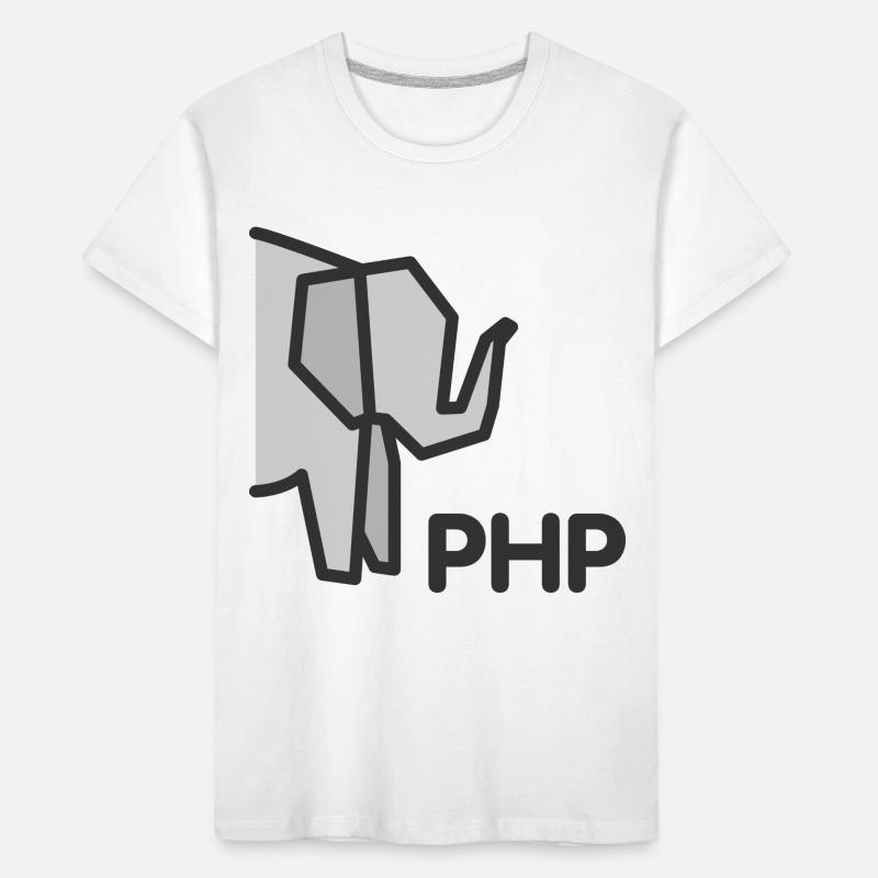 PHP Elefant Kinder Premium Bio T-Shirt
