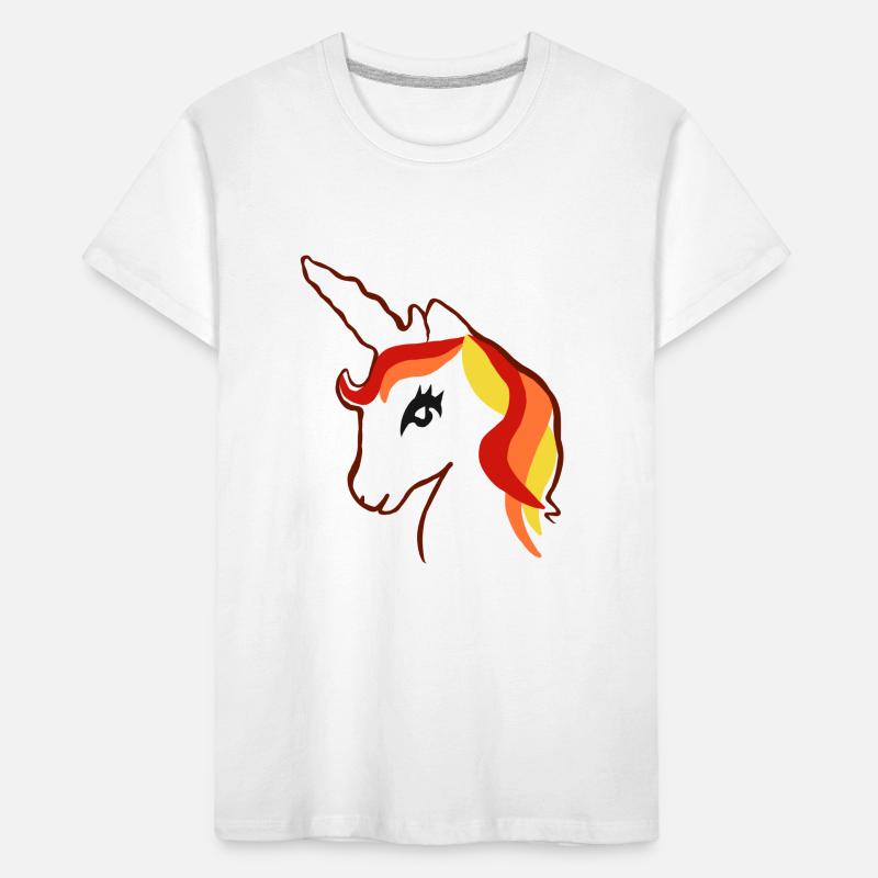 Einhorn Mädchen Geschenk Unicorn Einhörner Tier Kids' Premium Organic T-Shirt