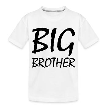 Big brother - T-shirt bio Premium Enfant - blanc - Devant
