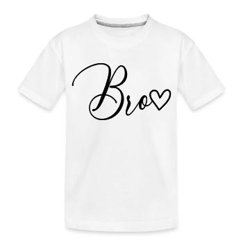 Frère frère - T-shirt bio Premium Enfant - blanc - Devant