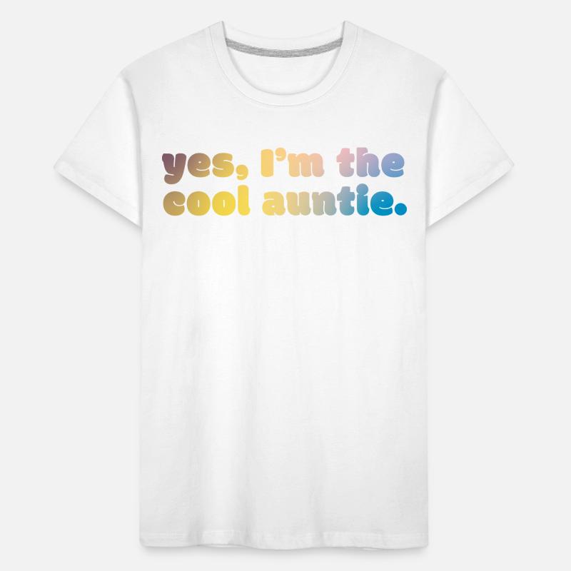 Cool Auntie Statement Kids' Premium Organic T-Shirt
