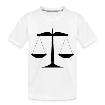 Lawyer Lawyer Judge Judge Law Justi - Kids' Premium Organic T-Shirt - white - Front