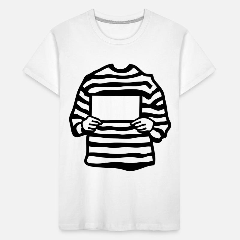 prisoner prisoner pancarte3 empty empty Kids' Premium Organic T-Shirt