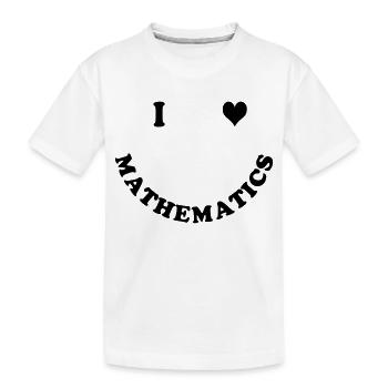 Mathématiques - T-shirt bio Premium Enfant - blanc - Devant