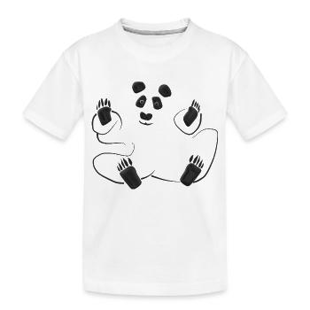 panda - T-shirt bio Premium Enfant - blanc - Devant