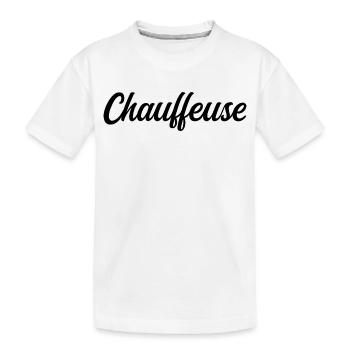 Chauffeuse Routière Professionnelle Conductrice Pr - T-shirt bio Premium Enfant - blanc - Devant