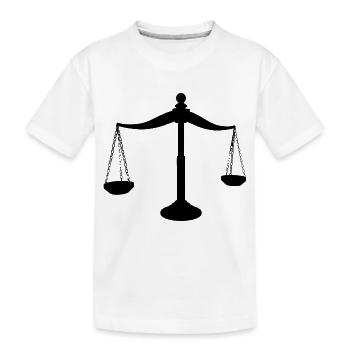 Lawyer Lawyer Judge Judge Law Justi - Kids' Premium Organic T-Shirt - white - Front